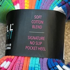 Socks. NWT no show socks by K Bell multi colors